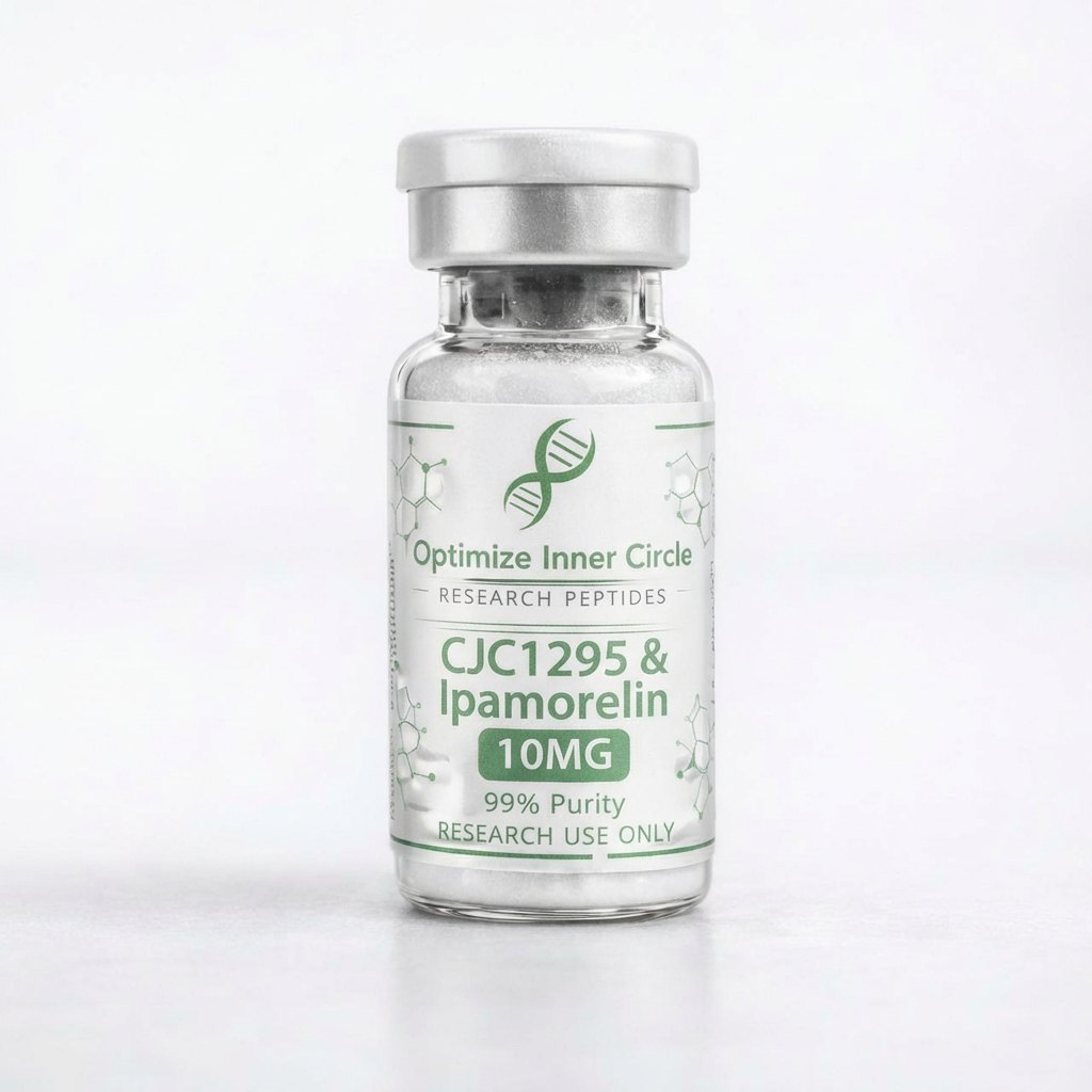 CJC1295 (no DAC) & Ipamorelin 10MG research peptide vial
