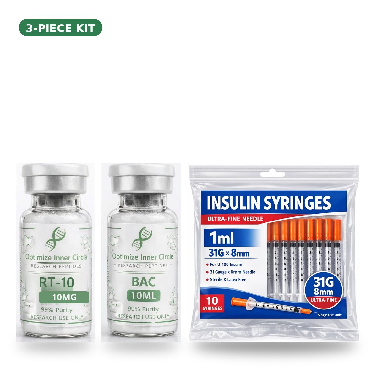 RT Starter Kit research peptide vial